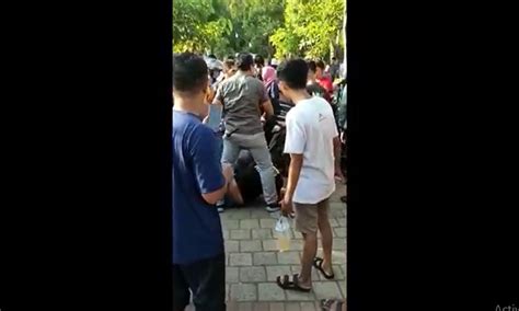 Viral Polisi Duel Dengan Pencuri Motor Di Alun Alun Probolinggo