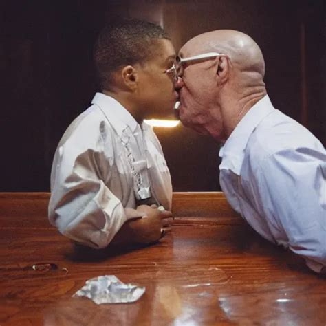 Walter White Kissing Gus Fring 8k Professional Stable Diffusion