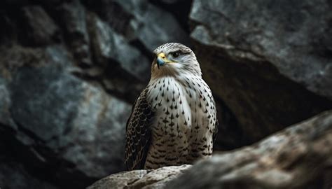 Premium Ai Image Majestic Peregrine Falcon Perching On Branch Talons