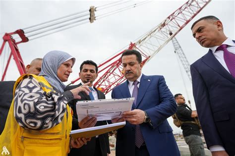 PM Visits The Grand Port Of Al Faw Project Iraqi News Agency