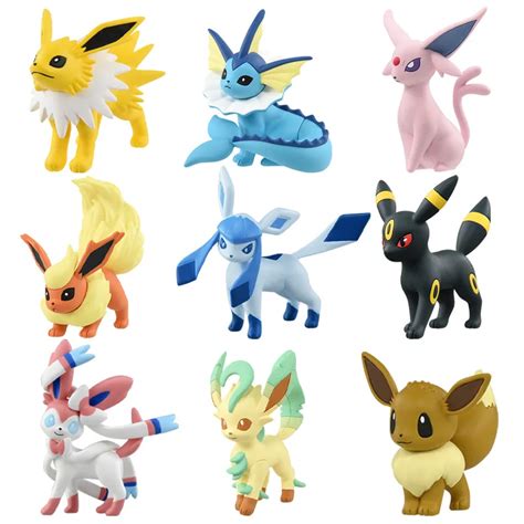 Pok Mon Tomy Toy Pokemon Figur Eevee Leafeon Sylveon Umbreon Espeon