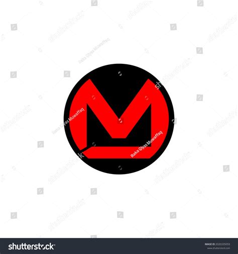 Red Rounded Letter M Logo Stock Vector (Royalty Free) 2020335059 | Shutterstock