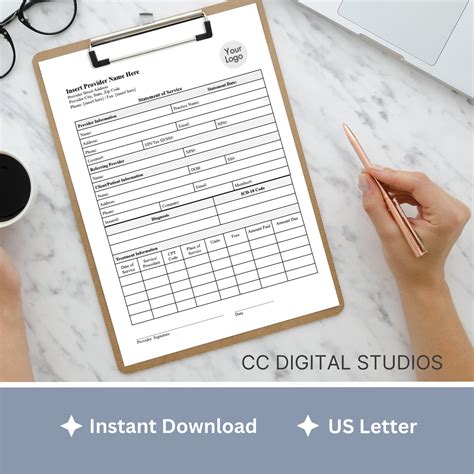 Superbill Template For Mental Health Clinicians Client Billing