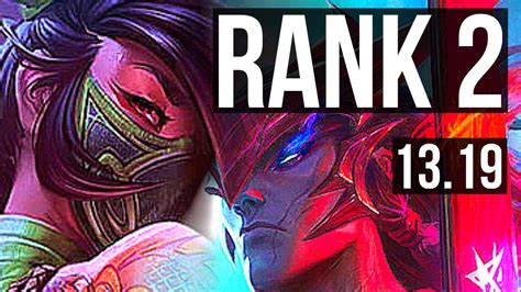 AKALI Vs YONE MID Rank 2 Comeback 9 3 6 KR Challenger 13 19