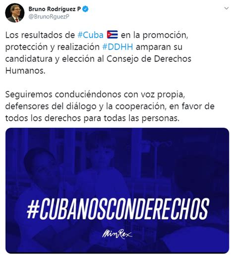 Cuba Presenta Candidatura Al Consejo De Derechos Humanos De La Onu