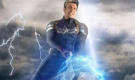 Captain-america-thor-mjolnir endgame by GUERRERO3628 on DeviantArt