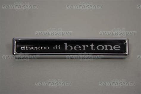 Schriftzug Disegno Di Bertone F R Gt Berlina Spidersport