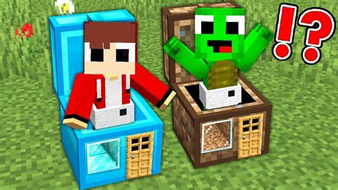 What Secret House Inside Chest Better In Minecraft Mikey And Jj