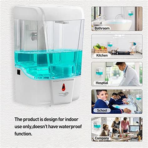 Touchless Automatic Hand Sanitizer Dispenser Gel Wall Mount Hands Free Soap Dispenser Mounted