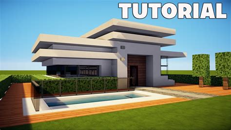 Minecraft Modern Mansion Tutorial