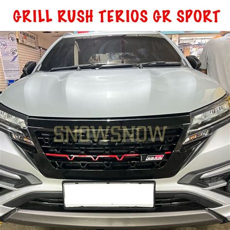 Jual Grill Depan All New Rush Terios Gr Sport Hitam List