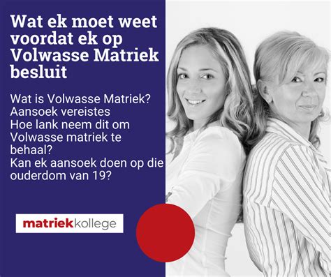 Wat Ek Moet Weet Voordat Ek Op Volwasse Matriek Besluit