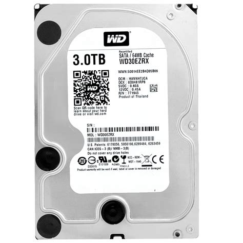 Dysk twardy Western Digital GREEN WD30EZRX 3TB SATA III 3 5 porównaj