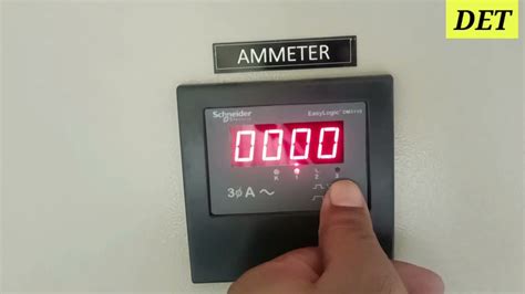 Schneider Make Easylogic Dm3110 Ammeter Programming Setting And Configuration Energymeter