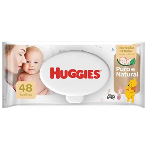 Toalha Umedecida Infantil Sem Perfume Disney Baby Huggies Puro E