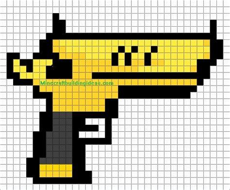 Minecraft Pixel Art Guns