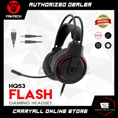 Fantech Hq53 Flash Adjustable Headband Gaming Headset Headphones With