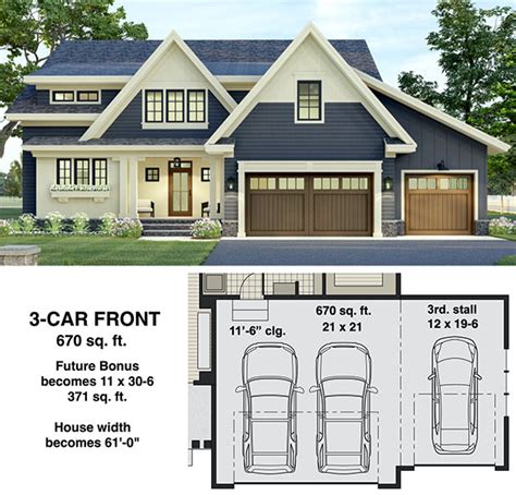 4 Bed New American Home Plan With A Home Office And Two Laundry Rooms