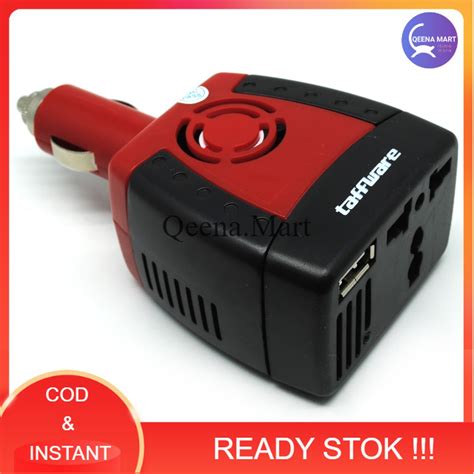 Jual Power Car Inverter 150w 220v Ac Eu Plug 5v Usb Charger T150w Shopee Indonesia