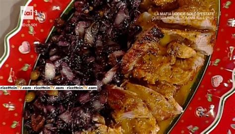 La Prova Del Cuoco Ricetta Stinco Di Vitello Al Forno Con Radicchio