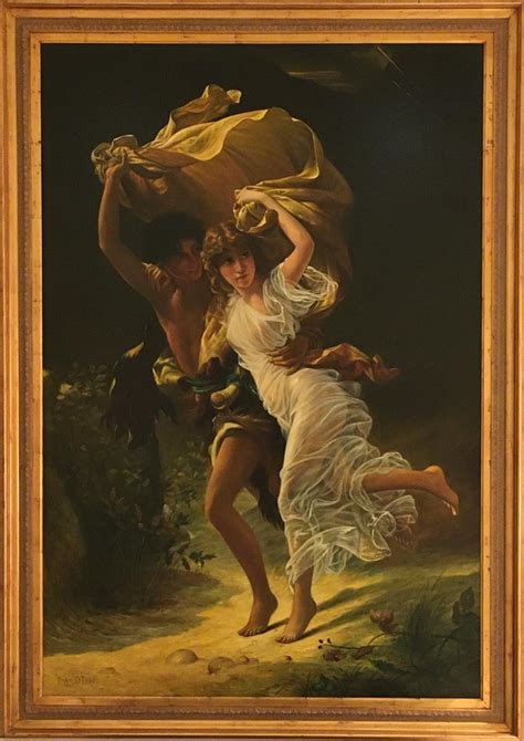 Sold Price After Pierre Auguste Cot The Storm Oil On Canvas