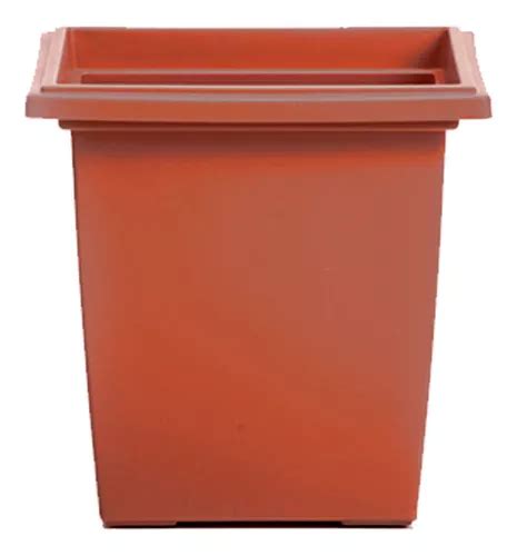 Maceta Plastico Ta Plastic Piramidal N30 Color Terracota MercadoLibre