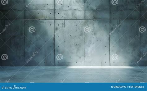 Generative AI Empty Studio Background Concrete Texture Business Concept ... 