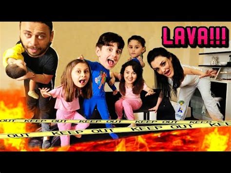 YERDE LAV VAR CHALLENGE THE FLOOR İS LAVA CHALLENGE YouTube