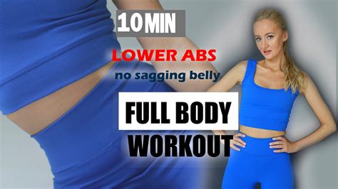 Exercises For A Saggy Belly 10 Minute Lower Abs Workout ABS For