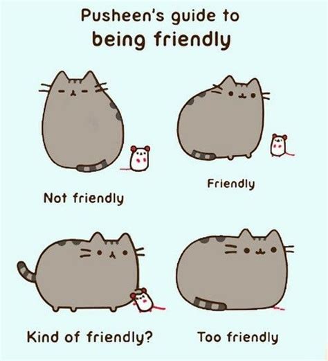 Pusheen S Guide To Being Friendly