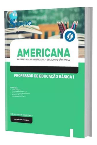 Apostila Americana Sp Professor Peb 1 Ensino Fundamental MercadoLivre