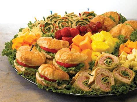 Food Sandwich Tray We Can Get Pre Made Platters From BJ S Or Wegman S