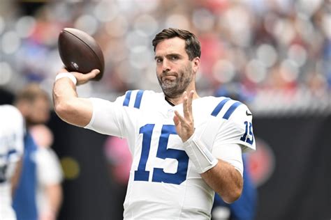 Colts Hc Doubles Down On Benching Anthony Richardson For Joe Flacco