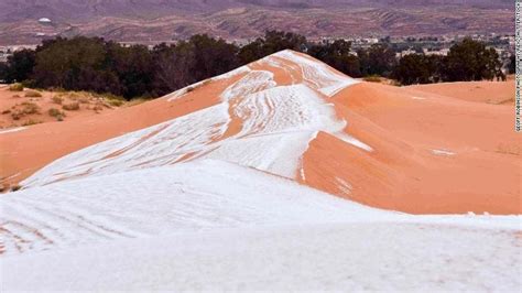 INSÓLITO Impresionante nevada cayó en uno de los lugares más