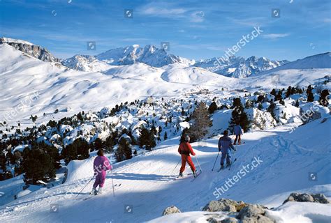 Passo Di Gardena Selva Gardena Italy Editorial Stock Photo Stock