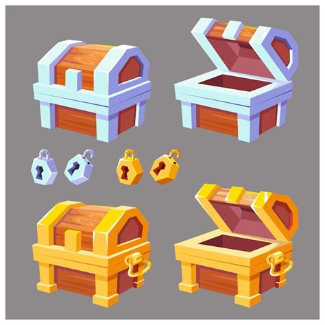 Premium Vector | Treasure Chest Cartoon