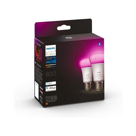 Pack De Ampoules Philips Hue White Color Ambiance Ampoules Led