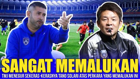 Harga Diri Jatuh Tmj Benar Benar Malu Dengan Kekalahan Jdt Yang