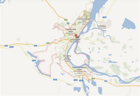 Volgograd Map - Russia