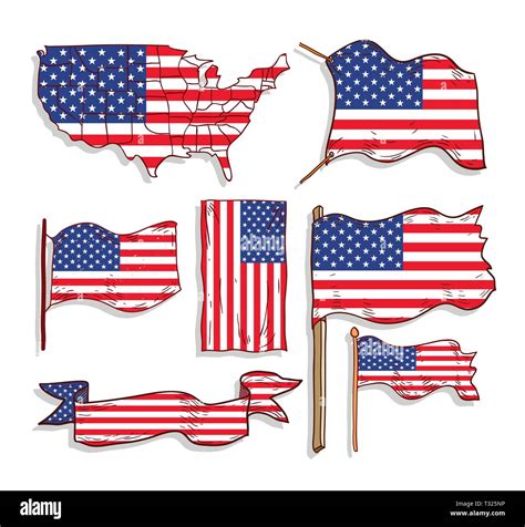 Usa And Iceland Stock Vector Images Alamy