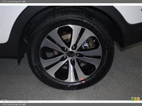 2011 Kia Sportage EX AWD Wheel and Tire Photo #45673099 | GTCarLot.com