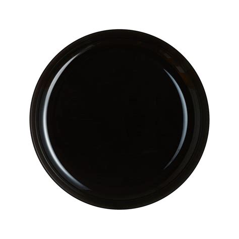 Luminarc Friends Time Assiette Plate en Verre Noir Ø 25 cm BRYCUS