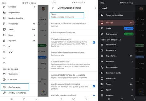 Los Pasos Para Activar El Modo Oscuro De Gmail En M Viles Android Ios