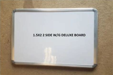 Felt Blue 1 5x2 2 Side W G Deluxe Board Frame Material Satin Finish Alloy Aluminium Board