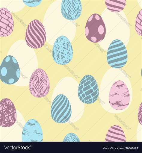 Easter Seamless Pattern Royalty Free Vector Image