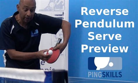 Reverse Pendulum Serve Preview Table Tennis Pingskills Youtube