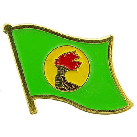 Zaire Flag Pin 1 - Etsy