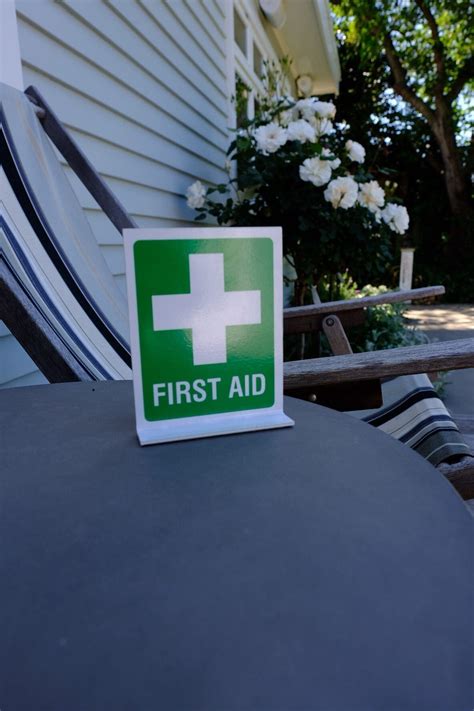 Monitor Sign First Aid The Signmaker