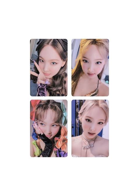 Im Nayeon Pop Soundwave Lucky Draw Template Front In 2022 Photocard