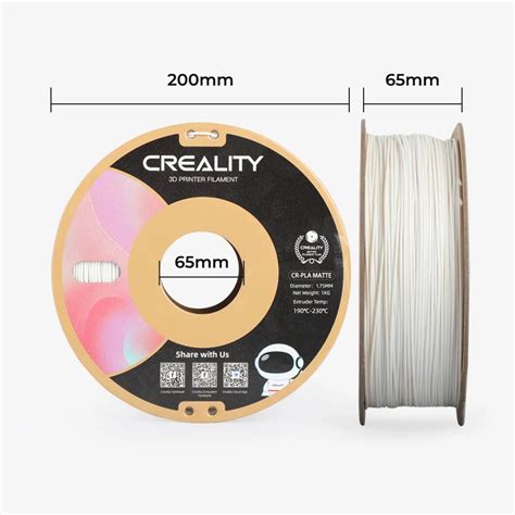 Creality CR PLA Matte Filament Mat Gri 1 75mm 1kg Uygun Fiyata Satın